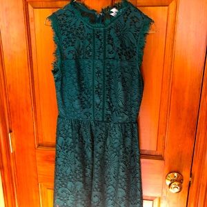 Dark Teal Lace Dress